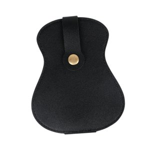 Magideal - Soporte Para Púas, Bolsa De Almacenamiento Para Púas De Guitarra, Organizador, Bolsa Para Púas De Guitarra Portátil De Pu Para Guitarra Acústica Y Elé Negro