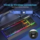 thumbnail image 2 of Teclado TECKNET Gaming RGB Inalámbrico y Cableado 4000mAh, 2 of 7