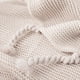 thumbnail image 3 of Manta Encaje De Lana Gruesa Tejida A Mano Premium 150x230cm Beige, 3 of 4