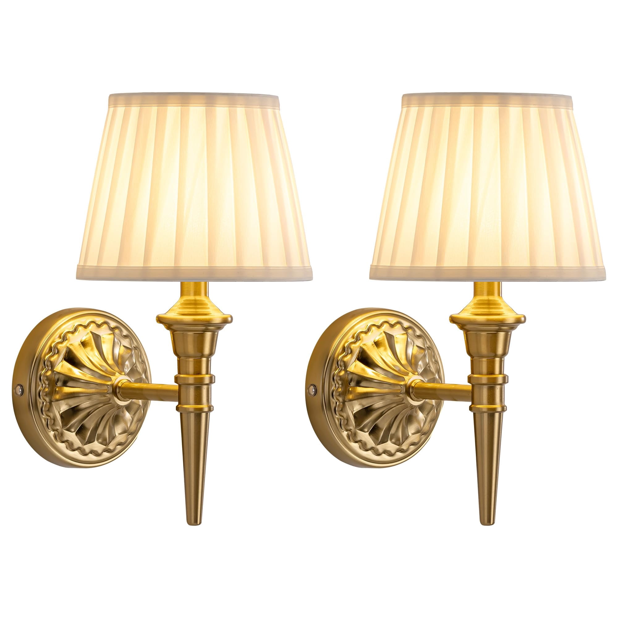 Apliques De Pared Inalámbricos Kdg Led Dorado De 5200 Mah