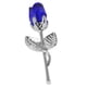thumbnail image 4 of Rosa De Cristal, Regalo De Flores, Regalo De Boda, Navidad, Romántico, Para Mujer, Su Abuela, Plata, Azul, 4 of 5
