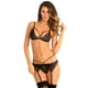thumbnail image 1 of Conjunto 3 piezas de Encaje Negro Talla S/M, 1 of 2
