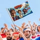 thumbnail image 4 of Santiago de los Mares Bandera impresa con temática, regalo perfecto para fanáticos, amigos y familiares, y adecuada para actividades al aire libre e interiores, decoraciones de fiesta. 120*180CM, 4 of 6