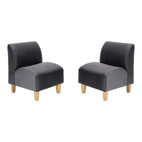 Bodevir - Set Poltrona Soft 1C Felpa 05 Gris