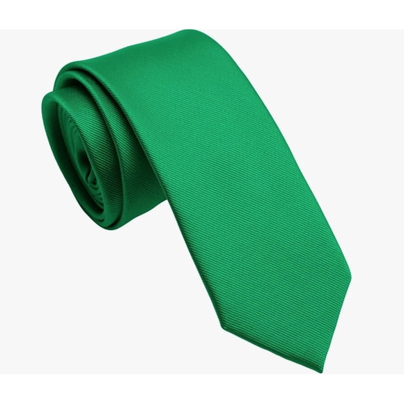 Corbata Delgada Seda Verde