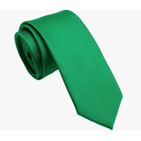 Riqui - Corbata Delgada Seda Verde