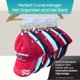 thumbnail image 5 of Colgador para Gorras Perfect Curve 10 unidades Blanco de Silicona y Metal, 5 of 7