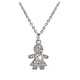 thumbnail image 1 of Collar con colgante niña con cristales, 1 of 2