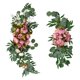 thumbnail image 4 of Granja Flores Artificiales Arco Decoración Colgante Para Dormitorio Ceremonia Vacaciones Rosa, 4 of 5