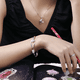 thumbnail image 3 of Pulsera mujer chapada en plata con circones, 3 of 3