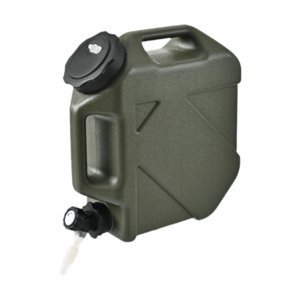 Ioensy - Contenedor De Agua De 10 L Con Grifo, Portador De Agua Para Pesca, Picnic, Mochileros, Verde Militar