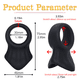 thumbnail image 1 of 1pc Reusable Penis Ring Scrotum Bondage Cock Ring Sex Toys For Men Chastity Cage Testicle Bondage Lock Ring Adult Sex Product Shop, 1 of 2