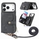 thumbnail image 2 of Funda Tipo Cartera con Correa Cruzada para iPhone 17 Pro Max Protección Contra Golpes Negro, 2 of 6