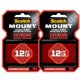 thumbnail image 1 of Tiras de Montaje Scotch-Mount 2,5 cm x 7,6 cm Negro - Pack de 16, 1 of 8