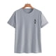 thumbnail image 2 of Camisetas de bolsillo para hombre, camisa de manga corta con cuello redondo, camiseta de algodón ligera y suave, camisetas de verano de corte relajado, 2 of 5