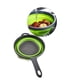 thumbnail image 1 of Colador Escurridor Circular De Silicona Plegable Con Mango, 1 of 5