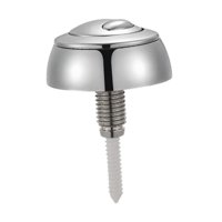Magideal - Botón De Descarga De Inodoro, Botón De Presión De Repuesto, Válvula De Tanque, Botón De Tanque De Inodoro Redondo Ajustable, Botón De Descarga Doble P 57 X 58 Mm