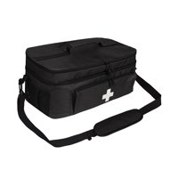 Magideal - Organizador De Botiquín De Primeros Auxilios Vacío, Ligero, Multifuncional Y Portátil. Bolsa De Almacenamiento Médico Para Oficina, Coche, Camping, Ho