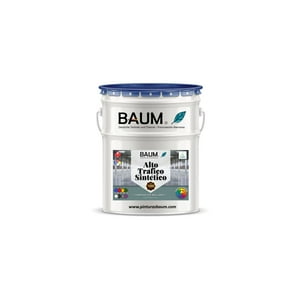 Baum - Pintura Alto Trafico Solvente “Ocre” (Tineta 16 L) /Brizz