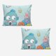 thumbnail image 2 of Hangyodon 3-Piece Bedding Set For Kids Boys Girls Adult Cartoon Warm Cute Fashion Holiday Present Gift Bed Sheets, 2 of 5