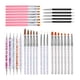 thumbnail image 4 of 33 Piezas Nail Art Brushes Nail Art Design Pen Para Gel Polaco Manicure Salon Pink, 4 of 5