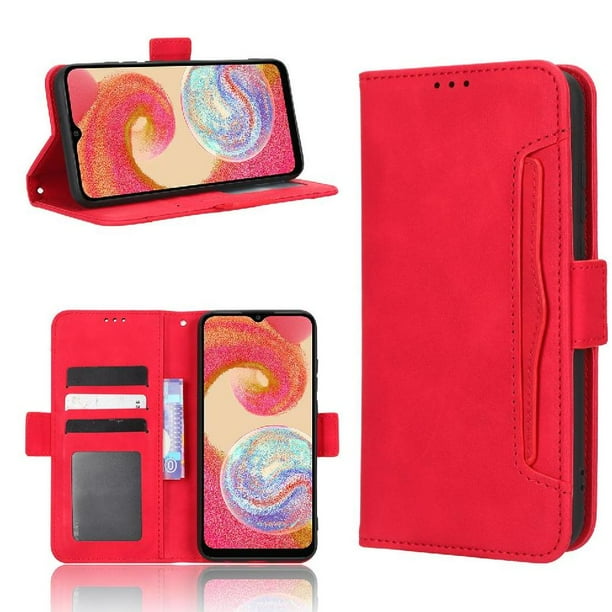 Funda Tipo Billetera FOXDOCK para Samsung Galaxy A04E – Tapa Flip con Tarjetero