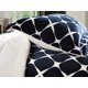 thumbnail image 3 of Set de edredón Elegant Comfort Bloomingdale King Azul Marino, 3 of 8
