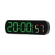 thumbnail image 5 of Reloj De Mesa Pantalla LED Reloj De Pared Digital Para Decoración De Sala De Estudio Junto A La Cama Negro Y Verde, 5 of 5