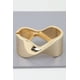 thumbnail image 2 of Pulsera Brazalete Torcido Brillante Fashnzfab, 2 of 4