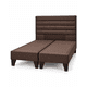 thumbnail image 3 of Cama 2 Plazas Tapizada Chocolate, 3 of 4