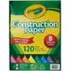 thumbnail image 1 of Papel de construcción Crayola 120 hojas, 1 of 3