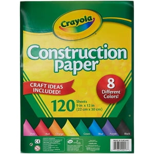 Papel De Construcción Crayola 120 Hojas