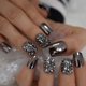 thumbnail image 4 of Puntas de uñas postizas Coolnail Punk, gris ahumado oscuro, gris espejo, 4 of 7