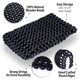 thumbnail image 3 of Funda para Asiento ZONETECH Negra de Madera 43x18 cm, 3 of 3