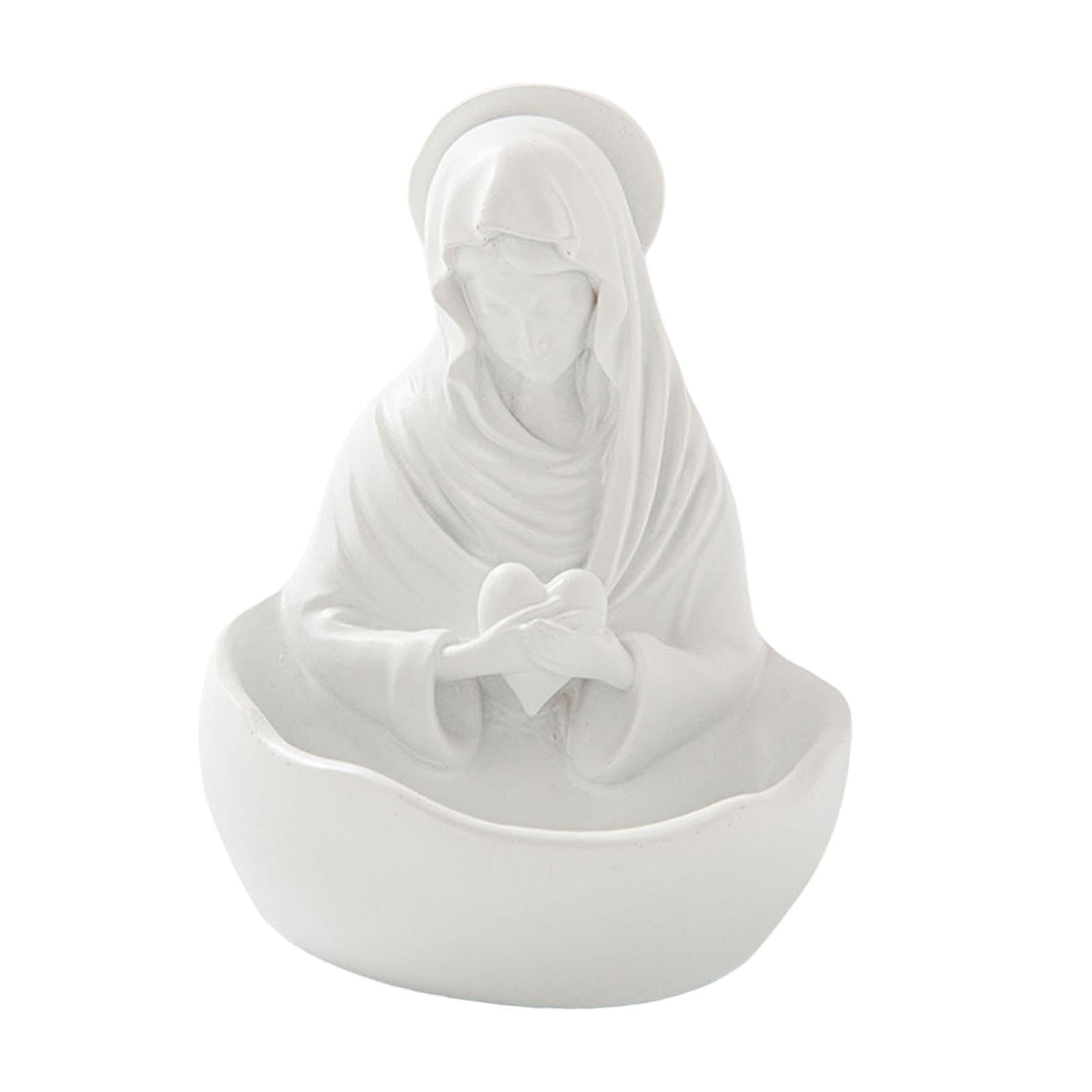 Magideal - Bandeja Decorativa Para Llaves De La Estatua De María, Bandeja Decorativa Para Joyería, Bandeja De Joyería De Resina Para Regalo, Mesa De Entrada, Esc Estilo C