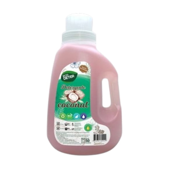 Detergente Líquido Premium Nobel Coconut 3 Litros - Con Aceite de Coco y Biodegradable