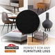 thumbnail image 2 of Protectores de fieltro para muebles X-Protector 15 x 11 cm negros, 8 piezas, 2 of 6