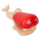 thumbnail image 1 of Mini Dibujos Animados De Juguete De Castañuelas De Pescado De Madera Para Instrumentos Musicales De Juguete 18 Meses + Rojo, 1 of 5