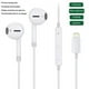 thumbnail image 2 of Audífonos Con Cable compatible Iphone Ligthining microfono Manos Libres, 2 of 3
