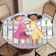 thumbnail image 5 of Pinkalicious y Peterrific-theme Fitted Round Tablecloths Elastic Edged Table Covers Waterproof Table Cloth for Kitchen Holiday Party Tables Decor 150cm, 5 of 6