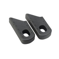 Magideal - 1 Par De Fundas Para Bielas De Bicicleta, Fundas Blandas, Fundas De Silicona Resistentes A Arañazos, Accesorios Para Bicicletas De Montaña Y De Carret Negro