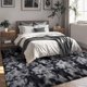 thumbnail image 2 of Alfombra Fluffy Tie-dye Gris Oscuro FinRèc Home 183 × 274 cm, 2 of 7