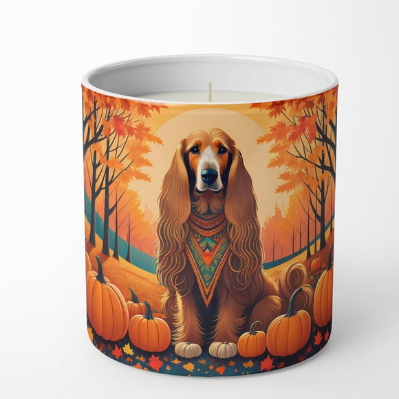 Vela de soja Caroline's Treasures Afghan Hound Fall, 300 ml