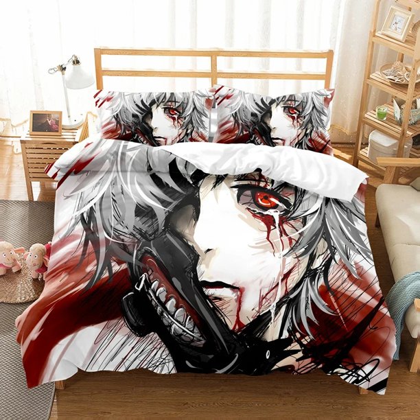Tokyo Ghoul Bedding Sets Duvet Cover Set With Pillowcase Full Bedclothes Bed Linen Home Textiles Bed Sheets
