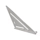 thumbnail image 5 of Regla Triangular de Aleación de Aluminio, Medidores de Estructura de Construcción, Diseño de Medición Ol, Regla de ángulo Cuadrado para Ingeniero Carp Blanco, 5 of 5