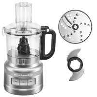 Procesador De Alimentos Kitchenaid Kfp0718Cu, 7 Tazas, Contorno Plateado