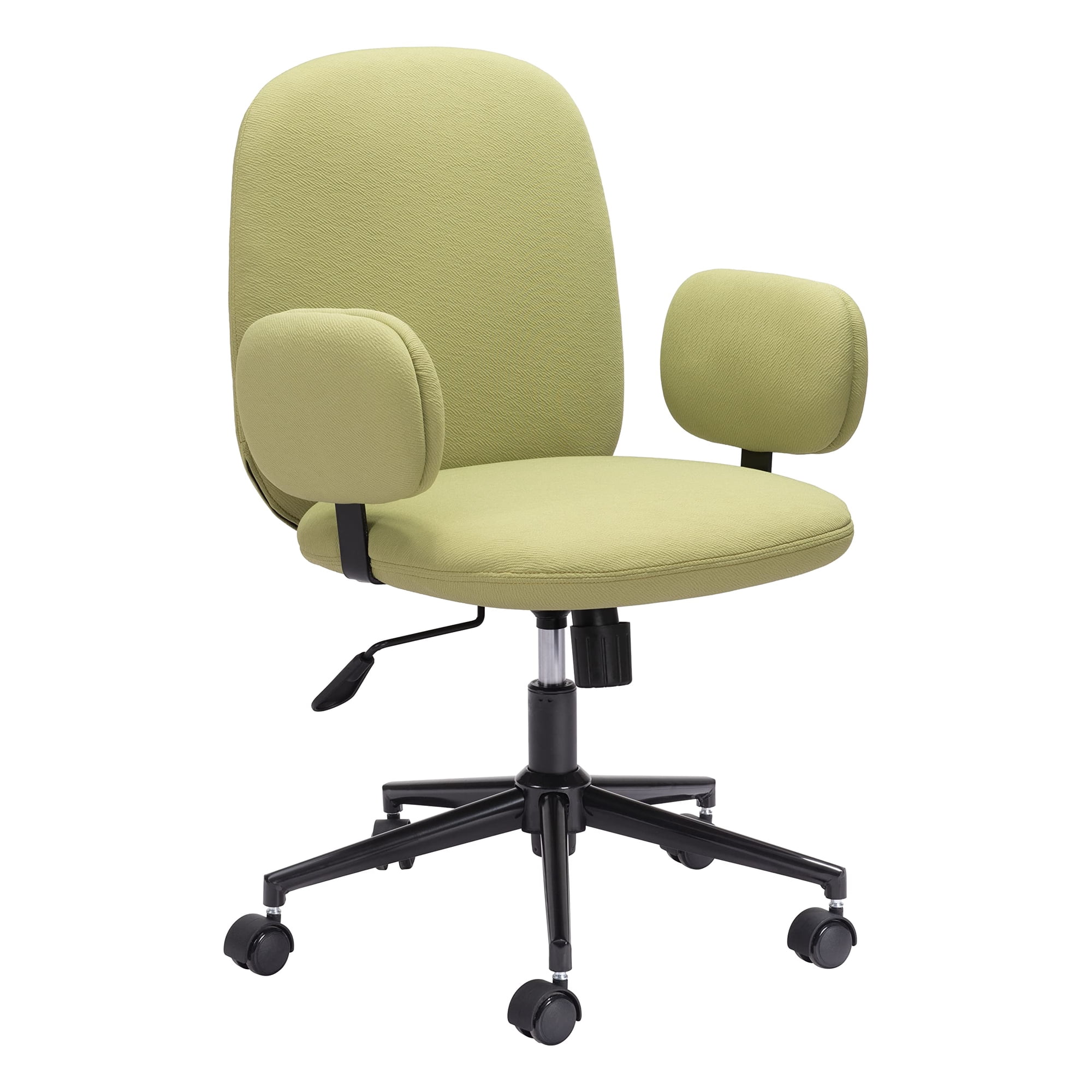 Zuo Modern - Silla De Oficina Zuo Lionel De Tela De Estilo Moderno Verde Oliva