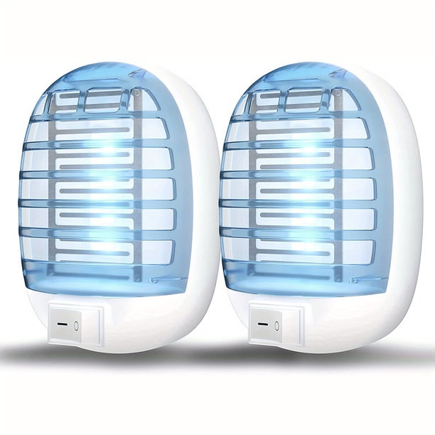 2pcs Plug-in Mosquito Killer Trap - Get Rid of Flying Pests Instantly in Your Home!