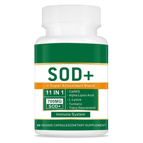 Airboy - Superoxido Dismutasa Sod+ 700Mg 11 En 1 Super Antioxidante 60 Caps