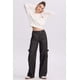thumbnail image 4 of Polerón Mujer Crop Print Blanco, 4 of 4